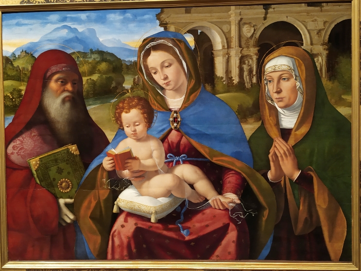Madonna con il Bambino, Agostino e santa Elisabetta