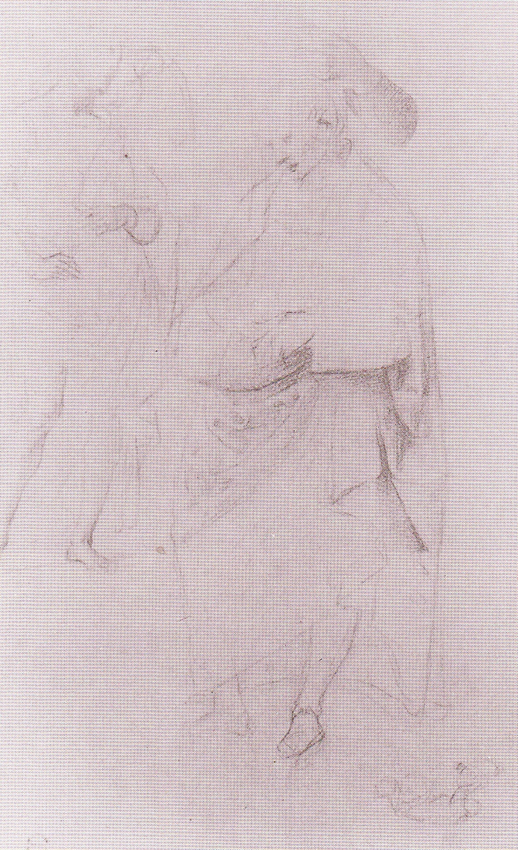 Studio per un angelo e sant'Agostino