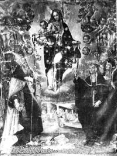 Madonna con Bambino e due Santi Agostiniani