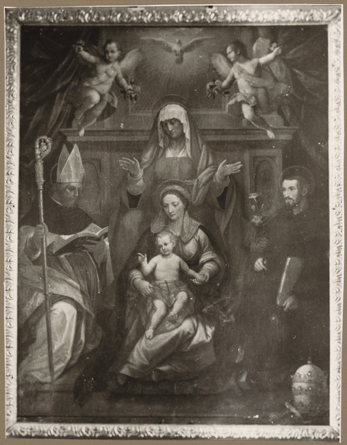 Anna, Maria e Cristo-bambino in trono con i santi Agostino e Filippo Benizzi