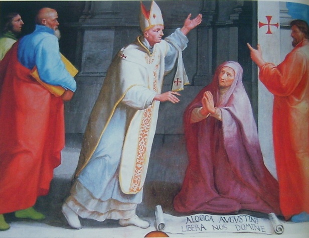 Disputa di Agostino con Ambrogio