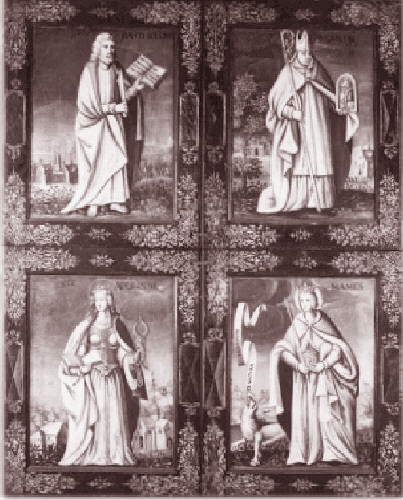 Agostino vescovo e santi
