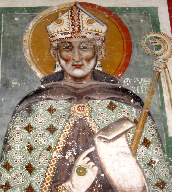 Agostino vescovo e Dottore della Chiesa nella chiesa cattedrale di Nardò