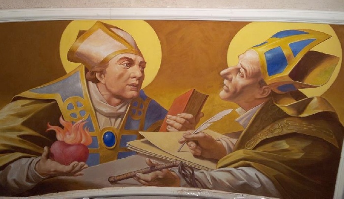 Sant'Agostino e sant'Ambrogio