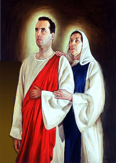 Sant'Agostino e santa Monica a Lábrea in Brasile