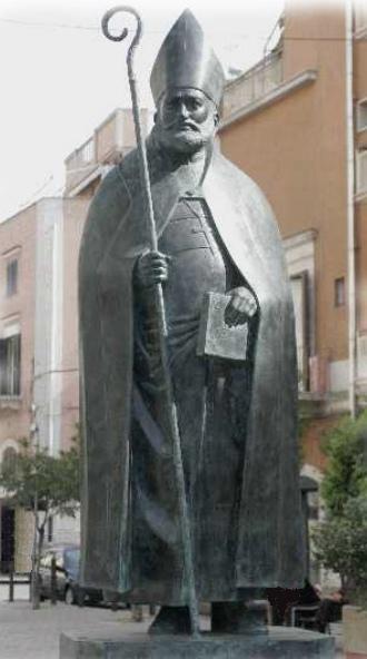 S. Agostino vescovo a Barletta dello scultore Nunzio Quarto