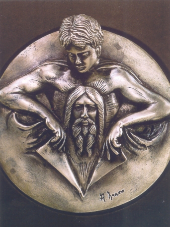 Le Confessioni di sant'Agostino, opera di Alessandro Romano, Roma, Collezione Art'è