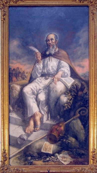 Agostino vescovo e Dottore della Chiesa di Juan Barba a Marcilla