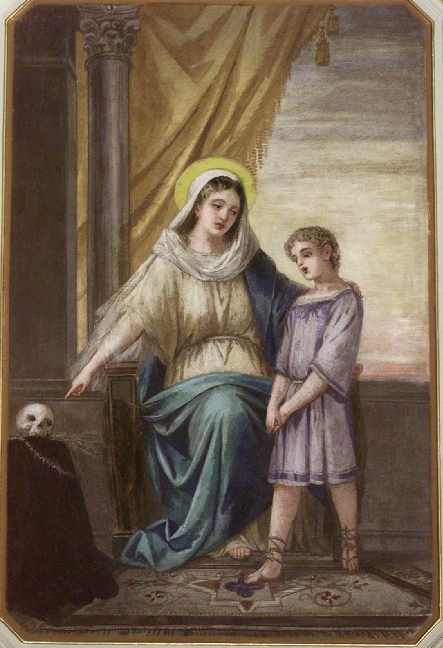 Santa Monica e il giovane Agostino