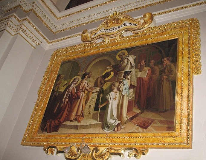 Battesimo di Agostino a Milano