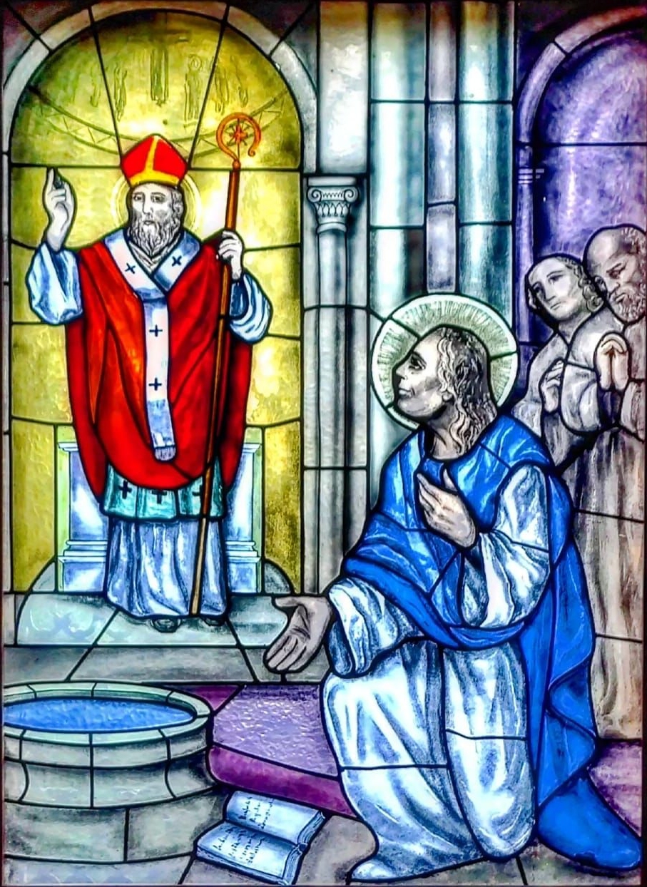 Il battesimo di sant'Agostino ai Campiasciutti a Cassago
