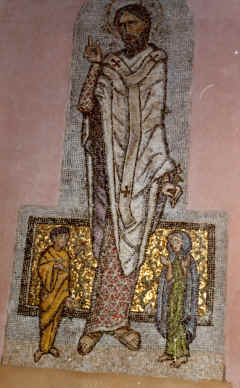 Monica ed Agostino ai piedi di Cristo