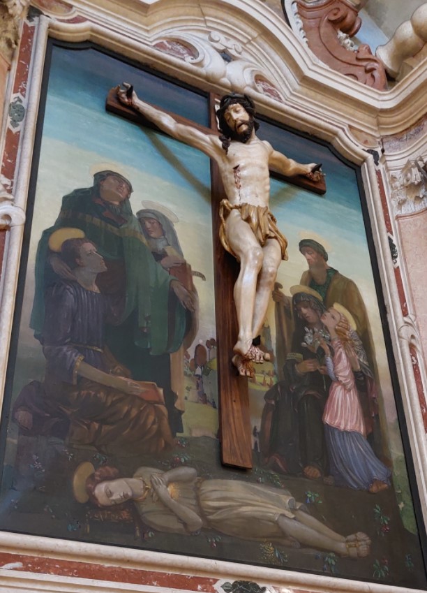 Sant'Agostino, santa Monica, san Gioacchino e santa Caterina