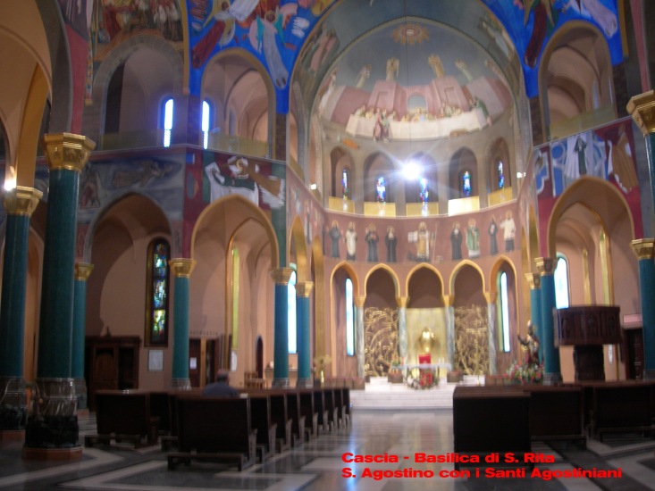 Sant'Agostino vescovo e Dottore della Chiesa consegna la Regola