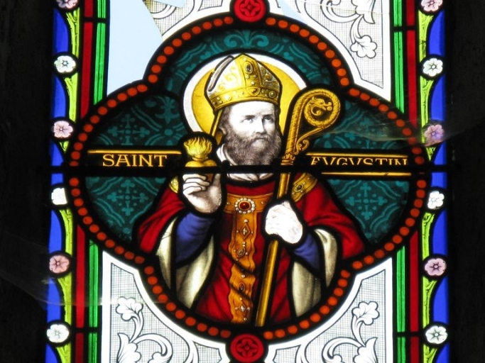 Sant'Agostino vescovo e cardioforo