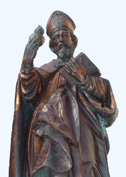 Sant'Agostino vescovo e cardioforo