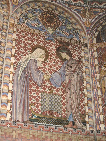 Agostino e la madre Monica