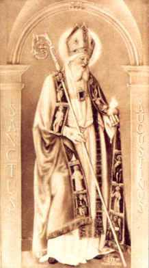 Sanctus Augustinus vescovo e cardioforo