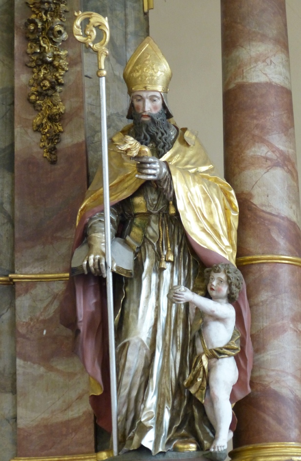 Sant'Agostino vescovo e cardioforo