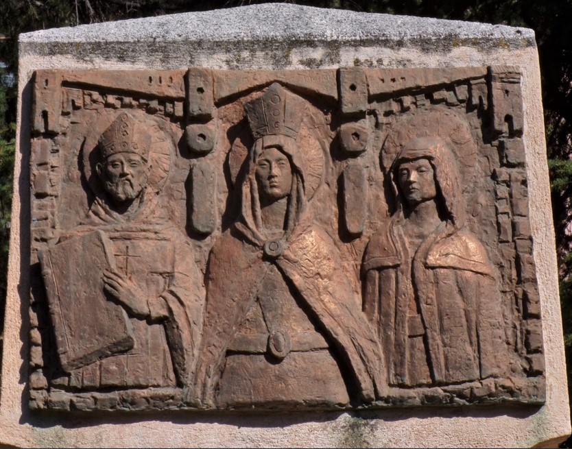 Agostino, la Vergine e santa Rita