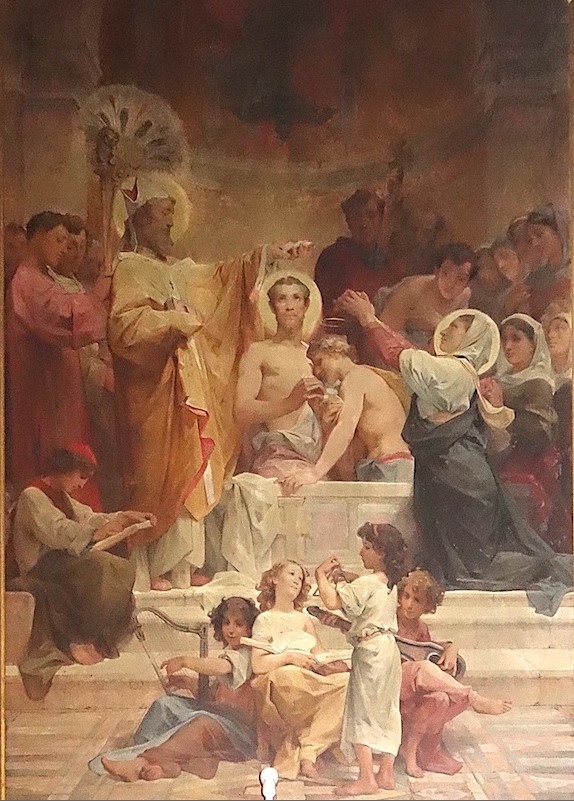 Battesimo di Agostino a Milano