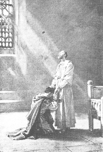 Sant'Agostino ai piedi di Ambrogio dopo il battesimo