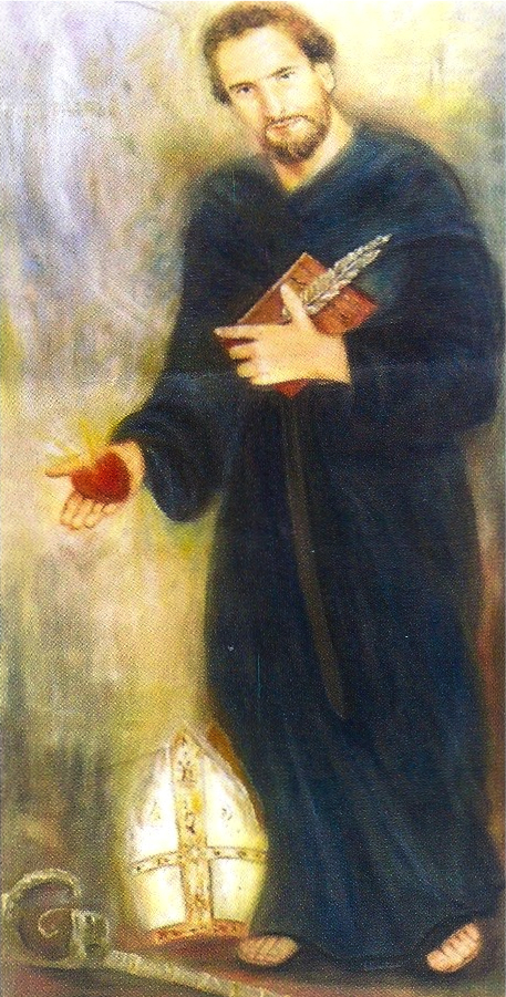 Sant'Agostino vescovo e cardioforo