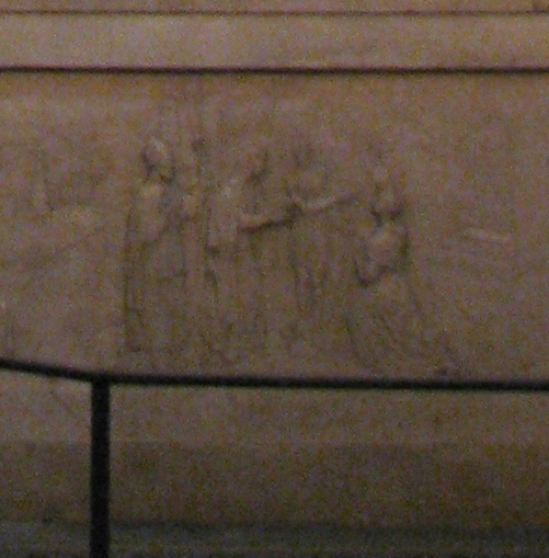 Sant'Agostino accompagna santa Rita da Cascia in convento