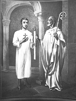 Battesimo di sant'Agostino di Franco Vasconi a Milano