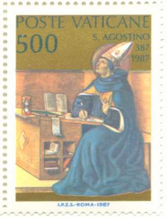 Agostino nello studio e la visione di san Gerolamo