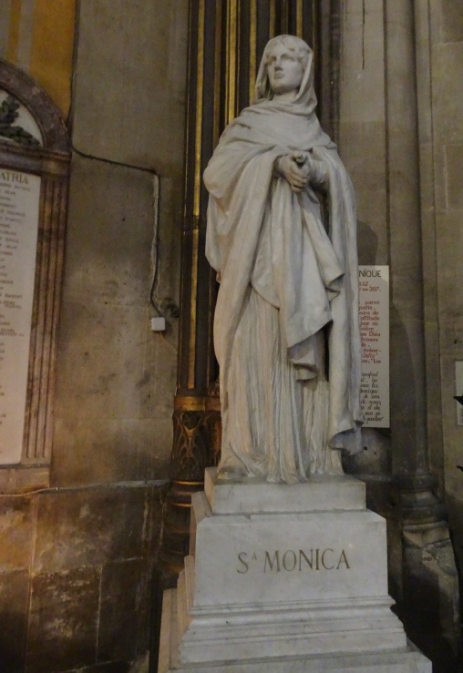 Santa Monica nella chiesa di sant'Agostino a Parigi