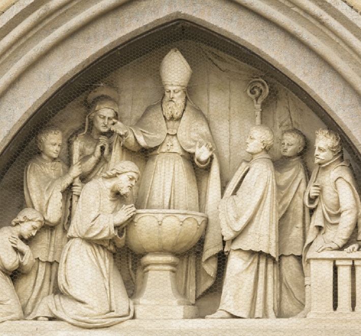 Battesimo di Agostino a Milano