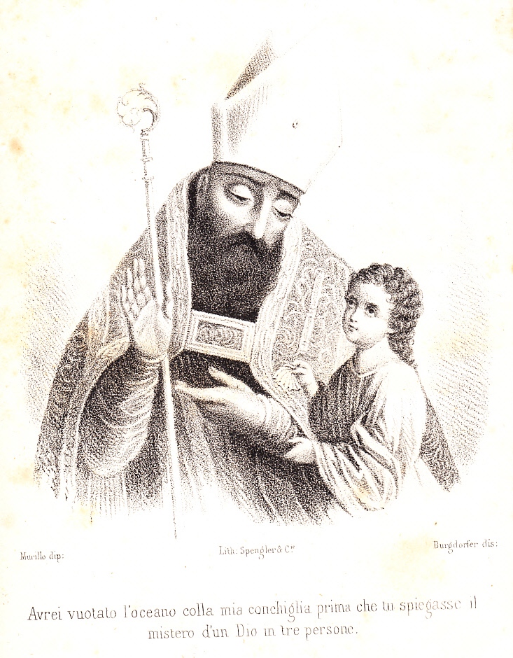 Sant'Agostino e il Bambino sulla spiaggia