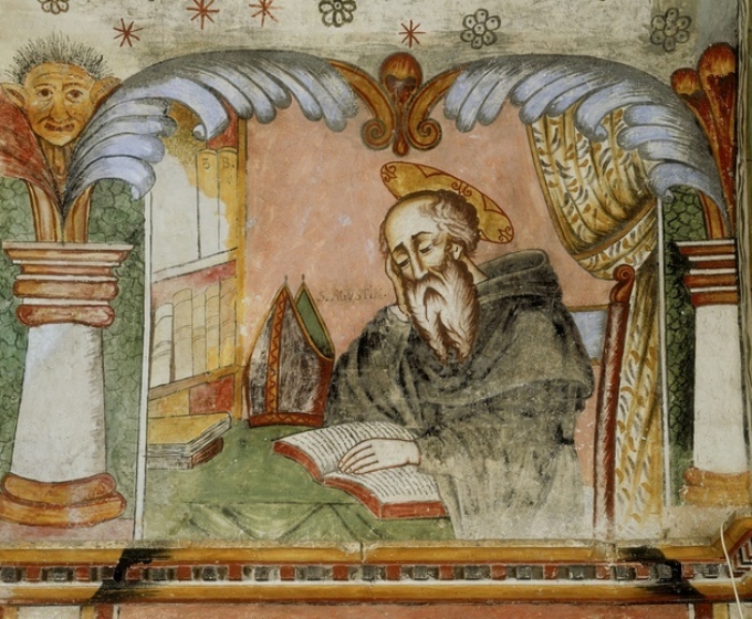 Sant'Agostino nel suo studio