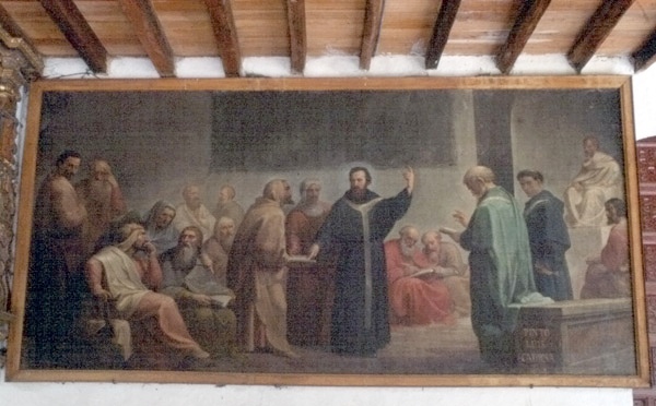Agostino conversa con i manichei
