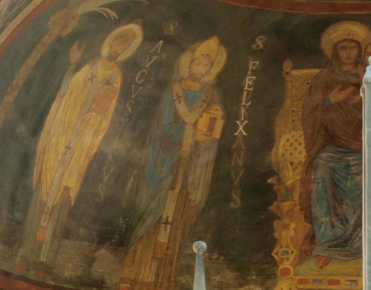 Madonna con Gesù Bambino tra i santi Agostino, Felice, Dionigi e Nicola
