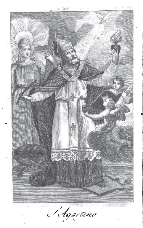 Sant'Agostino vescovo e cardioforo