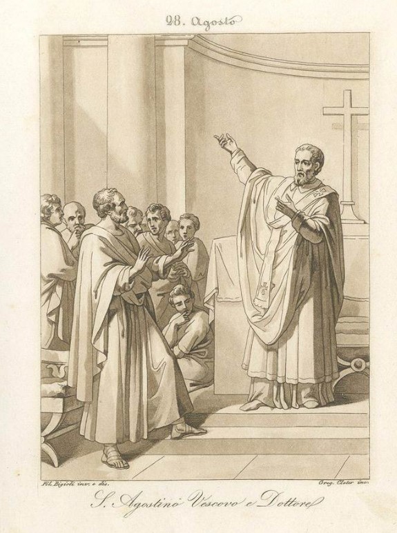 Agostino vescovo e Dottore della Chiesa