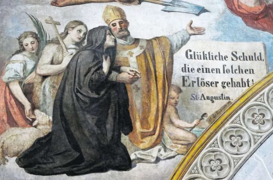 Agostino e il bambino sulla spiaggia