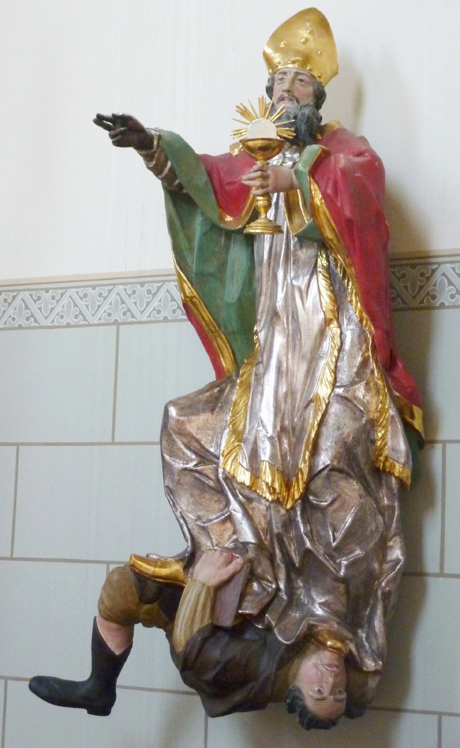 Agostino sconfigge Pelagio e la sua eresia