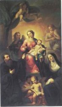 Madonna della cintura tra S. Agostino e S. Monica