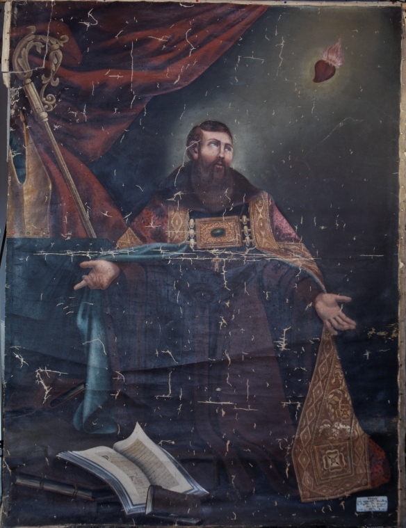 Agostino e il cuore fiammante