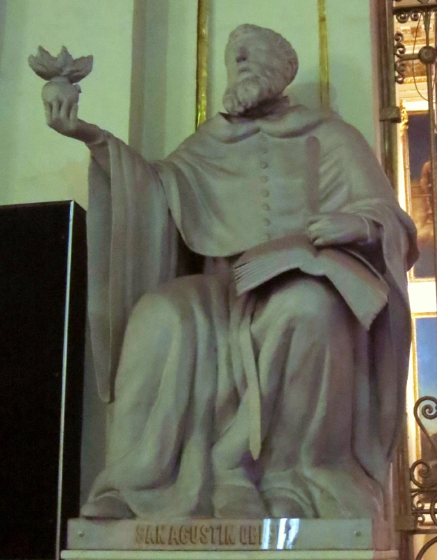 Sant'Agostino vescovo e cardioforo