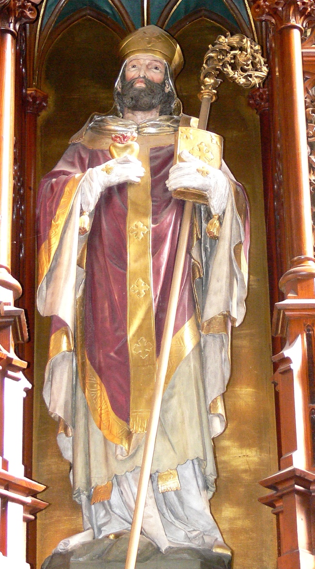 Sant'Agostino vescovo e cardioforo