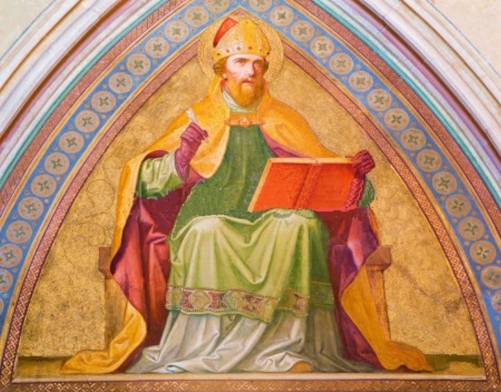 Agostino vescovo e Dottore della Chiesa a Vienna nel monastero di Klosterneuburg
