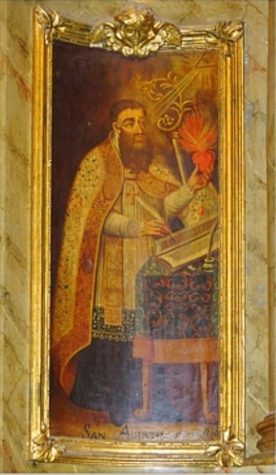 Agostino cardioforo vescovo e Dottore della Chiesa