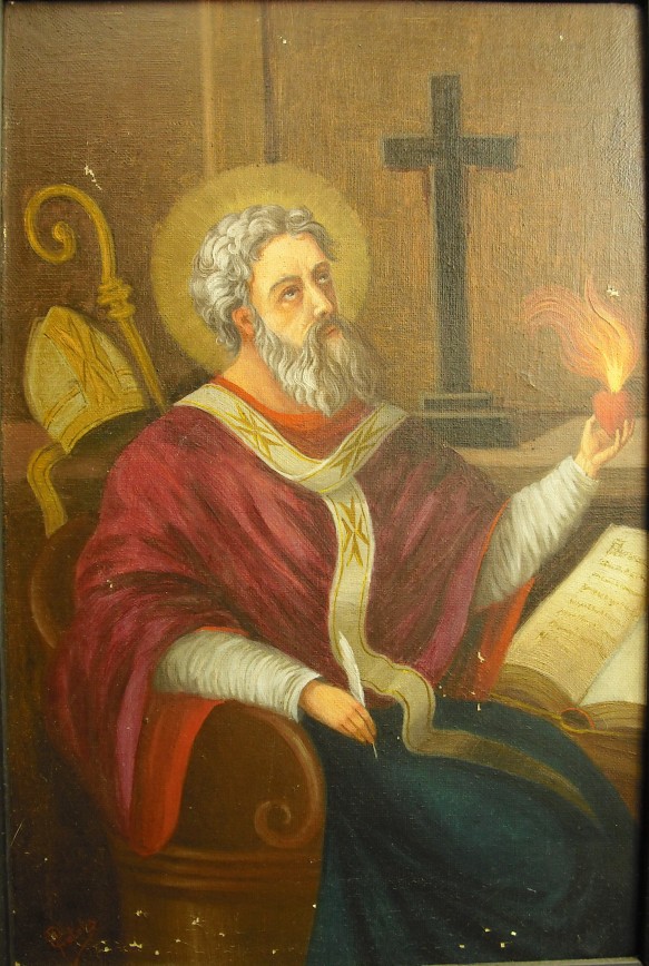 Agostino cardioforo allo scrittoio