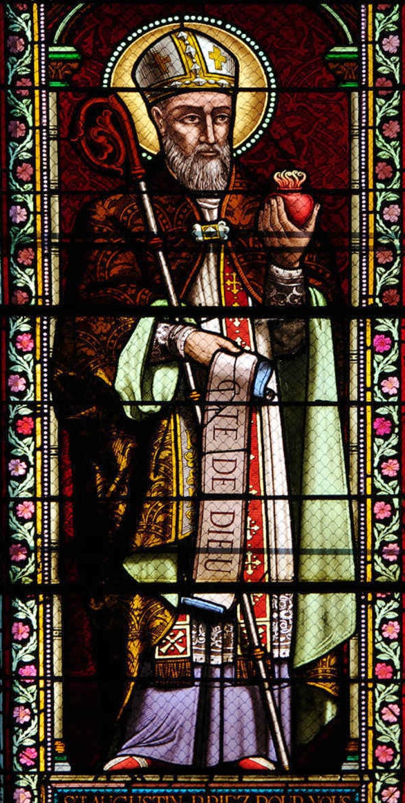 Sant'Agostino vescovo e cardioforo