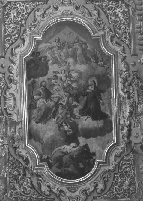 La Trinità con i santi Agostino e Scolastica