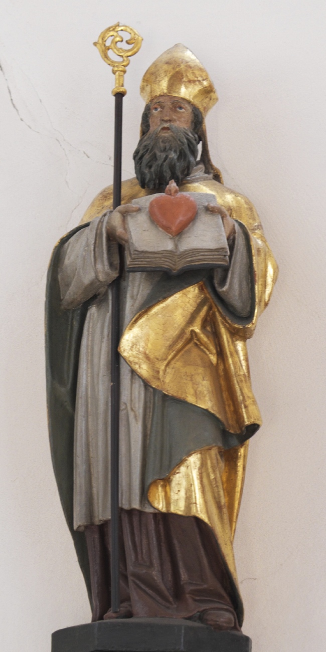 Sant'Agostino vescovo e cardioforo